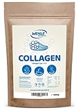 Collagen Pulver 1kg - Kollagen Hydrolysat Peptide - Eiweiß-Pulver Geschmacksneutral - Wehle Sports...