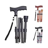 PEPE Mobility - Gehstock Klappbar Herren, Spazierstock Damen Höhenverstellbar, Senioren Aluminium,...