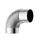 SPORTARC 90 Grad Edelstahl Rohrbogen Ø 60mm Schweißbogen Schweißfitting Auspuffbogen Winkel Rohr...