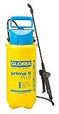 GLORIA Drucksprüher prima 5 PLUS | Gartenspritze | 5 L Füllinhalt | Zur Ausbringung von...