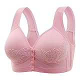 Bügellose BHs für Damen, große Größe, nicht dünn, Tanktop, Vollschalen-BH, Sport-BH, rose, 68