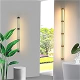BNSHTZAC Wandlampe, Moderne LED-Wandlampe Innen- und Außenwandleuchten IP65 wasserdichte...