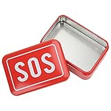 Demeras SOS-Rettungsbox, langlebig 9,5 x 6,5 x 3 cm Praktische multifunktionale...
