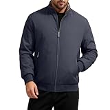 Herrenjacke Übergangsjacke Herren Jacke mit warmem Futter und Stehkragen aus pflegeleichtem...