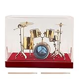 Miniatur-Musikinstrument Miniatur-Schlagzeug für Schreibtisch Mini-Schlagzeug für...