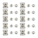 Helm-Schnellverschluss-Schnallen-Set, Helmschnallen-Kit | Ersatz der Edelstahlschnalle |...