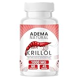 ADEMA NATURAL® Antarctic Krill Oil - Krillöl Kapseln - Hochdosiert mit Omega-3 EPA & DHA und...