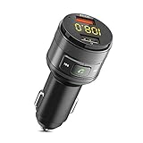 ZeaLife Bluetooth FM Transmitter, Auto Bluetooth Radio Adapter mit 2 USB Anschlüsse und...