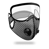 Staubgesichtsmaske Mit Aktiven Kohlenstofffiltern Und Luftventile Staubabdeckungen Für...