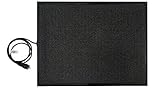 INROT Heiz Systeme, wasserdichte Teppichheizmatte 60 x 80cm, 130 - 150 W, 70125, Grau