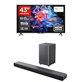 TCL 43V6C 43 Zoll 4K UHD Fernseher – HDR10+, HVA-Panel, Dolby Vision, Google TV S55HE 2.1-Kanal...