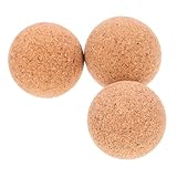 HONMEET 3 Stück Kork Tischfußballbälle Holz Kickerbälle Verschleißfest Indoor Kickertisch...