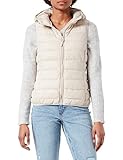 ONLY Damen Puffer Weste | Wattierte Stepp Übergangsjacke mit Kapuze | Basic ohne Ärmel...