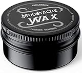 Charlemagne Moustache Wax - Schnurrbart- und Bartwachs - Bartwichse mit echtem Bienenwachs -...