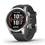 Garmin fēnix 7S Pro – GPS-Multisport-Smartwatch mit Solarladelinse, Farbdisplay und...