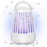 Mückenvernichter Lampe, Elektrische Insektenvernichter mit Nachtlicht 2 in 1, Leistungsstarke...