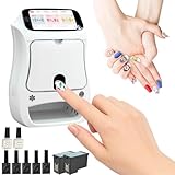 twostronking Nageldrucker, 3D-Nagelkunstdrucker, Tragbarer Nageldrucker, Mit Doppeltintenpatronen...