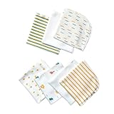HAFY BABY 7er-Pack Baby-Waschlappen – 100% Baumwolle, gestrickt, weiche Gesichtstücher, 5...