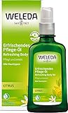 WELEDA Bio Citrus Körperöl - ätherisches Naturkosmetik Hautpflege Massageöl / Pflegeöl mit...