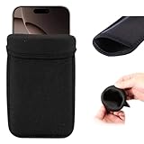 Neopren Handytasche für iPhone 16 15 14 13 12 Pro Max, Universal Handysocke Handyhülle Tasche...