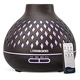 UBEGOOD Aroma Diffuser, 400ml Diffuser Luftbefeuchter, Aroma Essential Oil Diffuserr mit 7 Farben...