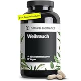 natural elements Weihrauch Kapseln – 1176mg Extrakt aus indischem Weihrauch – 85%...