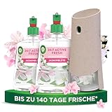 Air Wick Active Fresh – Starter Set – Aeorosolfreier, automatischer Lufterfrischer – Raumduft...