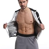 Weyot Schwitzanzug Herren Zum Abnehmen, Sauna-Shirt Herren Schwitzeffekt Sweatshirt Gewichtsverlust...