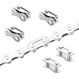 Qrity 5 Paar Fahrrad Kettenglied, Singlespeed Fahrradkette, Stahl Fahrradkettenglied, Fahrrad...