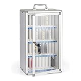 Handy-Spindbox mit 60 Fächern, langlebige Aufbewahrungslösung aus Aluminiumlegierung für Schulen...