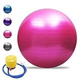 TOMSHOO Anti-Burst Yoga Ball verdickt Stabilit?t Balance Ball Pilates Barre k?rperliche Fitness...