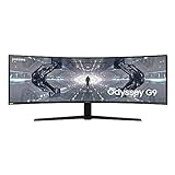 Samsung Odyssey G9 Curved Gaming Monitor C49G93TSSR, 49 Zoll, QLED, DQHD-Auflösung, AMD FreeSync...