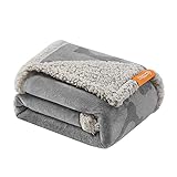 Feandrea wasserdichte Hundedecke, Sherpa Fleece Haustier Decke für Miniaturhunde und kleine Hunde,...