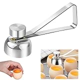 Eieröffner Stainless Eierköpfer Steel Shell-Öffner Egg Topper Cutter Metall Eierschale Cutter...