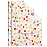AiQInu Geschenkpapier Rolle 43x300cm, Geschenkpapier Set, Geschenkverpackung für Weihnachten,...