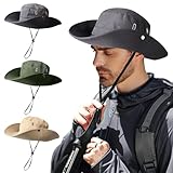 TAGVO Regenhut für Damen Herren，Wasserdichter Faltbar Bucket Hat UV-Schutz Outdoor Fischerhut,...