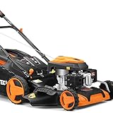 FUXTEC 4in1 Benzin Rasenmäher FX-RM5196PRO mit flexiblem Antrieb, Gartenmäher inkl....
