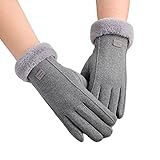 SamHeng Damen Winter Handschuhe, mit Fleece gefütterte Handschuhe weiche warme...