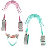 VEGCOO 2 Stück Baby Anti-verloren Gürtel, 2,5 m Lange Sicherheitsleine für Kleinkinder, um 360°...