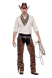 WILBERS & WILBERS 330450-60 Western Chaps Jesse, Herren, Braun, 60