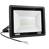 Niserelesa 100W LED Strahler Außen,Superhell 10000LM Scheiwerfer LED-Strahler, IP66 Wasserfest...