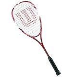 Wilson Squash-Schläger, Damen/Herren, Fortgeschrittene, Tour 150, WRT912330, Rot/Weiß