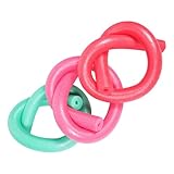 LALADEFIEE 3 Stück Teiliges Poolnudel Weichem Epe Schaum Farbige Schwimmnudeln mit Hohlem Kern...