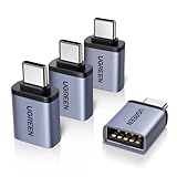 UGREEN Adapter USB C auf USB (4 Stück) 10Gbps Handy OTG Adapter Thunderbolt 4/5 kompatibel mit...