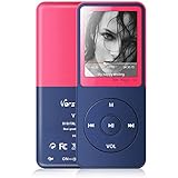 MP3 Player, Vorstik HiFi Digitales Audio Player 1.8' TFT Bildschirm & Lautsprecher 8G SD Karte 64G...