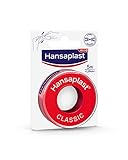Hansaplast Fixierpflaster Classic (5 m x 1,25 cm), Tapeband zur einfachen und sicheren Fixierung von...