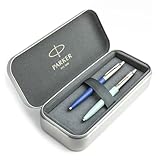 Parker Jotter Originals Kugelschreiber-Geschenkset mit elegantem Metallgehäuse-Logo in Blue Denim...