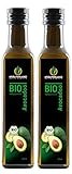 Kräuterland Bio Avocadoöl 500ml - rein, kaltgepresst, nativ, vegan -Avocado Öl zum Kochen,...