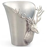 Gravidus Weinkühler CERVO mit Hirschkopf aus Aluminium – eleganter Flaschenkühler 28x24x30,5 cm...