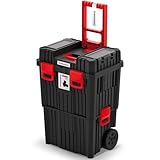 Kistenberg 2 in 1 Werkzeugtrolley Werkzeugkiste Werkzeugkasten Werkstattkoffer Rollende Werkstatt...